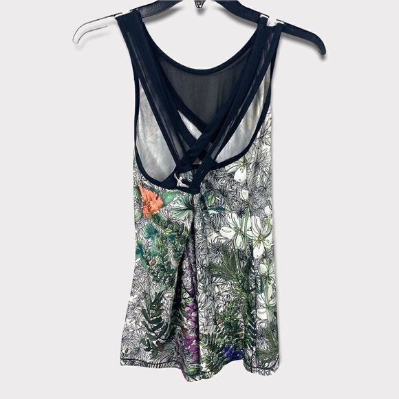 Calia Limited Edition Floral Criss Cross Back Tank - Picture 5 of 5